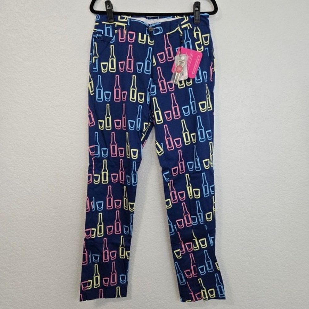 Royal And Awesome Golf Shorts Blue White Plaid Mens Size 32‎
